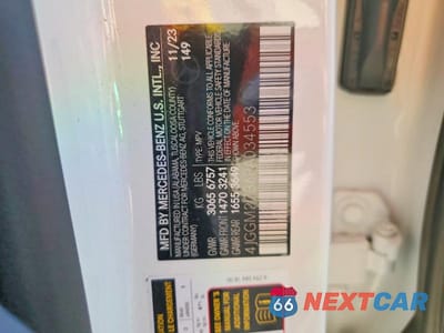 Zdjęcie 13 z 13 samochodu: 2023 MERCEDES-BENZ EQE SUV 500 4MATIC VIN:4JGGM2CB6PA034553 - miniatura