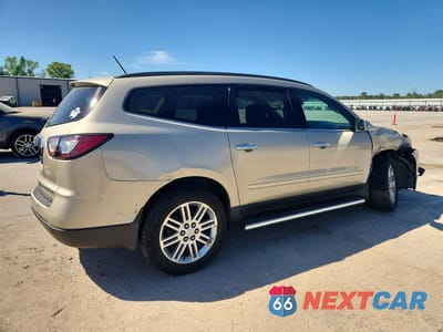 Trzecie zdjęcie samochodu z tyłu: 2015 CHEVROLET TRAVERSE LT VIN:1GNKVGKD7FJ131312 - miniatura