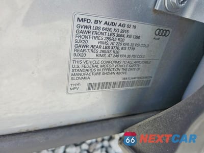 Zdjęcie 13 z 13 samochodu: 2019 AUDI Q7 PREMIUM PLUS VIN:WA1LHAF70KD035224 - miniatura