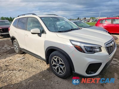 Czwarte zdjęcie samochodu z boku: 2021 SUBARU FORESTER PREMIUM VIN:JF2SKAJCXMH528834 - miniatura