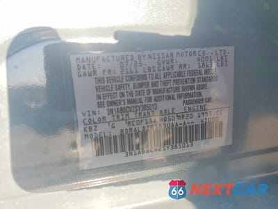 Zdjęcie 12 z 12 samochodu: 2025 NISSAN SENTRA SV VIN:3N1AB8CV2SY385013 - miniatura