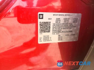 Zdjęcie 13 z 13 samochodu: 2020 GMC ACADIA SLE VIN:1GKKNKLA1LZ113499 - miniatura