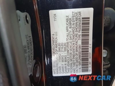 Zdjęcie 12 z 12 samochodu: 2025 HONDA CIVIC SPORT VIN:19XFL2H84SE010841 - miniatura