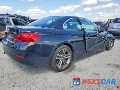 Trzecie zdjęcie samochodu z tyłu: 2018 BMW 430XI VIN:WBA4Z3C58JEC48338 - miniatura