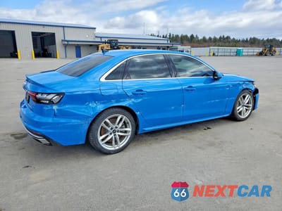 Trzecie zdjęcie samochodu z tyłu: 2022 AUDI A4 PREMIUM PLUS 45 VIN:WAUEAAF41NN011535 - miniatura