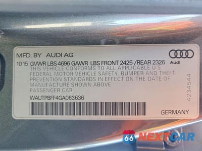 Zdjęcie 12 z 12 samochodu: 2016 AUDI A3 E-TRON PREMIUM PLUS VIN:WAUTPBFF4GA063636 - miniatura