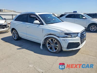 Czwarte zdjęcie samochodu z boku: 2018 AUDI Q3 PREMIUM VIN:WA1BCCFS2JR008697 - miniatura
