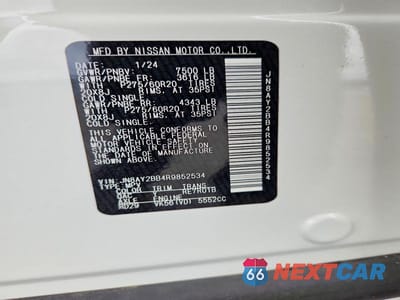 Zdjęcie 12 z 12 samochodu: 2024 NISSAN ARMADA SL VIN:JN8AY2BB4R9852534 - miniatura
