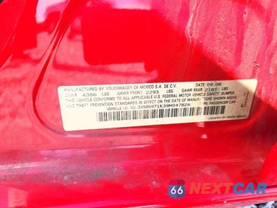 Zdjęcie 12 z 12 samochodu: 2009 VOLKSWAGEN JETTA SE VIN:3VWRM71K39M047826 - miniatura