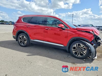 Czwarte zdjęcie samochodu z boku: 2020 HYUNDAI SANTA FE SEL 2.0T VIN:5NMS33AA6LH288362 - miniatura