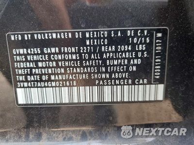 Zdjęcie 12 z 12 samochodu: 2016 VOLKSWAGEN GTI S VIN:3VW4T7AU4GM021618 - miniatura