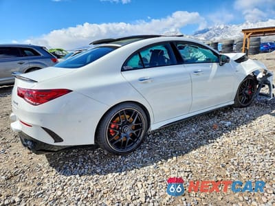 Trzecie zdjęcie samochodu z tyłu: 2021 MERCEDES-BENZ CLA 45 AMG VIN:W1K5J5DB4MN188807 - miniatura