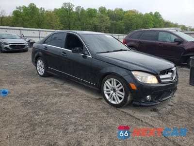 Czwarte zdjęcie samochodu z boku: 2009 MERCEDES-BENZ C 300 4MATIC VIN:WDDGF81X29R061064 - miniatura