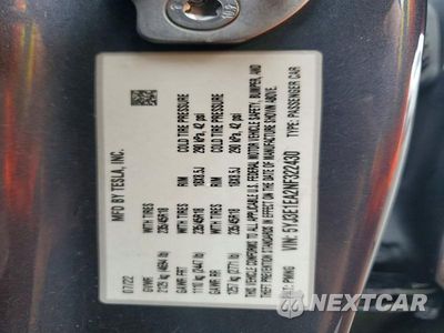 Zdjęcie 13 z 13 samochodu: 2022 TESLA MODEL 3 VIN:5YJ3E1EA2NF322430 - miniatura