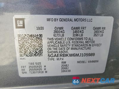 Zdjęcie 13 z 13 samochodu: 2021 BUICK ENCLAVE ESSENCE VIN:5GAERBKW6MJ105989 - miniatura