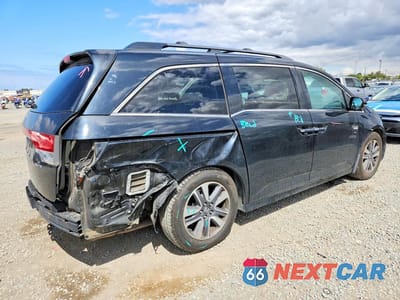 Trzecie zdjęcie samochodu z tyłu: 2016 HONDA ODYSSEY TOURING VIN:5FNRL5H95GB029696 - miniatura