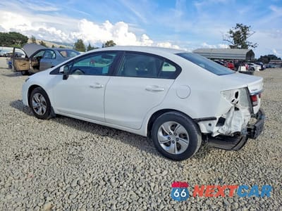 Drugie zdjęcie samochodu z przodu: 2013 HONDA CIVIC LX VIN:19XFB2F57DE245457 - miniatura