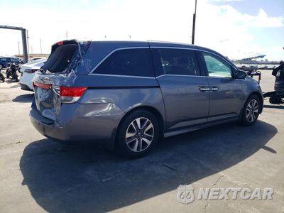 Trzecie zdjęcie samochodu z tyłu: 2014 HONDA ODYSSEY TOURING VIN:5FNRL5H95EB041876 - miniatura
