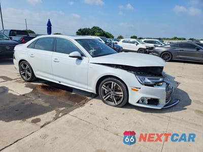 Czwarte zdjęcie samochodu z boku: 2018 AUDI A4 PREMIUM PLUS VIN:WAUENAF41JA074284 - miniatura