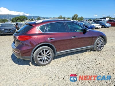 Trzecie zdjęcie samochodu z tyłu: 2016 INFINITI QX50 BASE VIN:JN1BJ0RR9GM264637 - miniatura