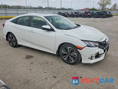 Czwarte zdjęcie samochodu z boku: 2018 HONDA CIVIC EXL VIN:JHMFC1F7XJX036927 - miniatura