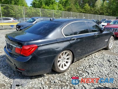 Trzecie zdjęcie samochodu z tyłu: 2012 BMW 750 LXI VIN:WBAKC8C59CC436688 - miniatura