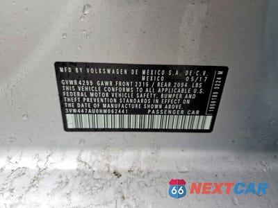 Zdjęcie 12 z 12 samochodu: 2017 VOLKSWAGEN GTI S VIN:3VW447AU0HM062441 - miniatura