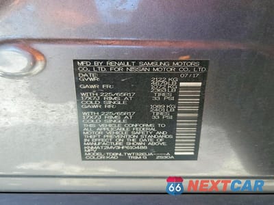 Zdjęcie 14 z 14 samochodu: 2017 NISSAN ROGUE SV VIN:KNMAT2MV3HP610488 - miniatura