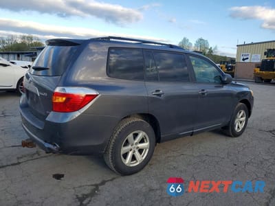 Trzecie zdjęcie samochodu z tyłu: 2008 TOYOTA HIGHLANDER VIN:JTEES41A182090298 - miniatura