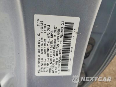 Zdjęcie 12 z 12 samochodu: 2014 HONDA ACCORD LX VIN:1HGCR2F38EA145578 - miniatura