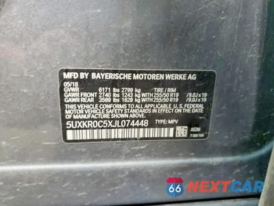Zdjęcie 13 z 13 samochodu: 2018 BMW X5 XDRIVE35I VIN:5UXKR0C5XJL074448 - miniatura