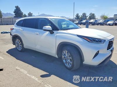 Czwarte zdjęcie samochodu z boku: 2022 TOYOTA HIGHLANDER VIN:5TDYZRAH2NS100834 - miniatura