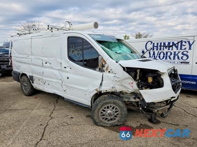 Czwarte zdjęcie samochodu z boku: 2018 FORD TRANSIT T-150 VIN:1FTYE1ZM8JKA47718 - miniatura