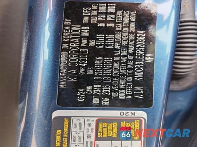 Zdjęcie 13 z 13 samochodu: 2024 KIA NIRO EX VIN:KNDCR3LE5R5203624 - miniatura