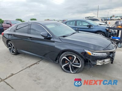 Czwarte zdjęcie samochodu z boku: 2021 HONDA ACCORD SPORT SE VIN:1HGCV1F43MA018881 - miniatura