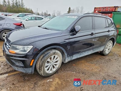 2019 VOLKSWAGEN TIGUAN TRENDLINE 2.0 TSI 4DR AWD 3VV0B7AX7KM013988 - główne zdjęcie licytacji z USA - miniatura