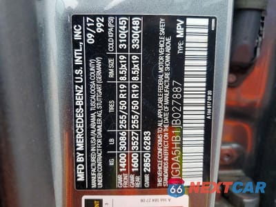 Zdjęcie 13 z 13 samochodu: 2018 MERCEDES-BENZ GLE 350 4MATIC VIN:4JGDA5HB1JB027887 - miniatura