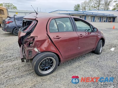 Trzecie zdjęcie samochodu z tyłu: 2010 TOYOTA YARIS BASE VIN:JTDKT4K36A5296015 - miniatura