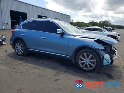Czwarte zdjęcie samochodu z boku: 2017 INFINITI QX50 BASE VIN:JN1BJ0RPXHM390408 - miniatura