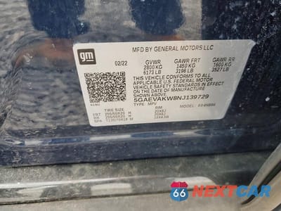 Zdjęcie 13 z 13 samochodu: 2022 BUICK ENCLAVE ESSENCE VIN:5GAEVAKW8NJ139729 - miniatura