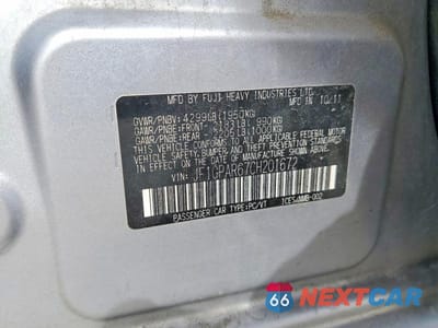 Zdjęcie 12 z 12 samochodu: 2012 SUBARU IMPREZA SPORT LIMITED VIN:JF1GPAR67CH201672 - miniatura