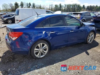Trzecie zdjęcie samochodu z tyłu: 2012 CHEVROLET CRUZE LTZ VIN:1G1PH5SC7C7395360 - miniatura