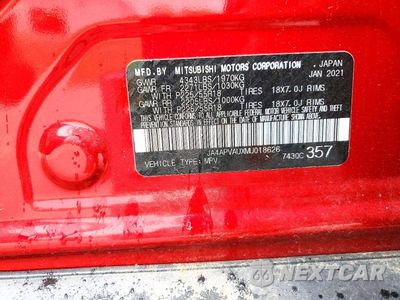 Zdjęcie 13 z 13 samochodu: 2021 MITSUBISHI OUTLANDER SPORT SE VIN:JA4APVAUXMU018626 - miniatura