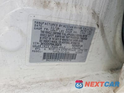 Zdjęcie 12 z 12 samochodu: 2017 NISSAN VERSA NOTE S PLUS VIN:3N1CE2CP9HL353275 - miniatura