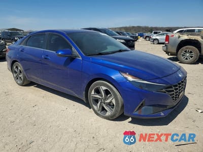 Czwarte zdjęcie samochodu z boku: 2022 HYUNDAI ELANTRA SEL VIN:5NPLN4AG8NH067344 - miniatura
