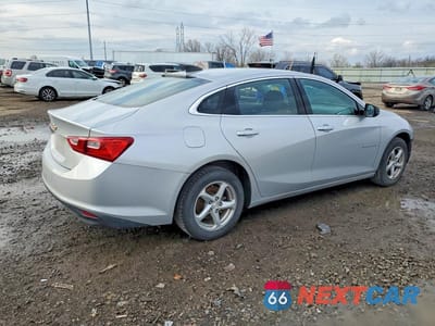 Trzecie zdjęcie samochodu z tyłu: 2018 CHEVROLET MALIBU LS VIN:1G1ZB5ST4JF133051 - miniatura