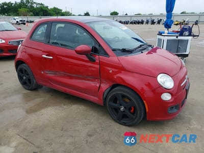 Czwarte zdjęcie samochodu z boku: 2014 FIAT 500 SPORT VIN:3C3CFFBR9ET200285 - miniatura