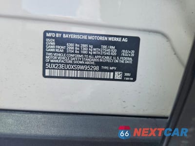 Zdjęcie 13 z 13 samochodu: 2025 BMW X5 XDRIVE40I VIN:5UX23EU0XS9W95298 - miniatura