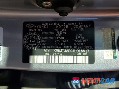 Zdjęcie 13 z 13 samochodu: 2010 HYUNDAI TUCSON GLS VIN:KM8JT3AC0AU018817 - miniatura