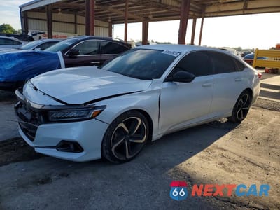 2022 HONDA ACCORD SPORT 1HGCV1F37NA007911 - główne zdjęcie licytacji z USA - miniatura
